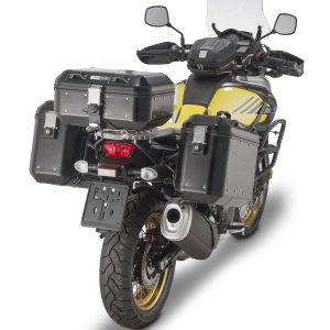 Baule MONOKEY® Trekker Dolomiti in alluminio verniciato nero, 30 lt.