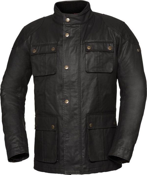 Giacca da moto donna vintage IXS X-Classic in cotone cerato