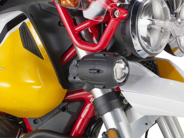 Supporti specifici per Moto Guzzi V85TT per il montaggio dei faretti GIVI S322