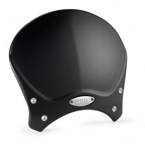 Givi 100ALB Cupolino universale in alluminio nero per moto naked con uno stile moderno / classico che riproduce perfettamente l'aspetto cafe racer.