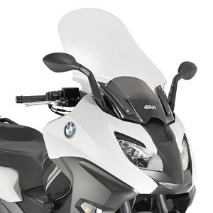 Parabrezza GIVI D5121ST trasparente 71 x 53 cm (H x L) specifico per BMW C 650 SPORT dal 2016 al 2019. Si monta al posto del parabrezza originale