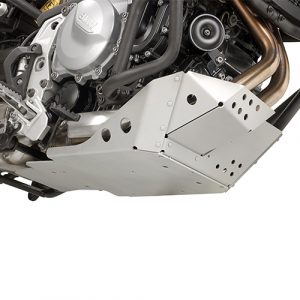 Paracoppa specifico in alluminio satinato anodizzato per BMW F 750 GS e F 850 GS dal 2018 al 2019