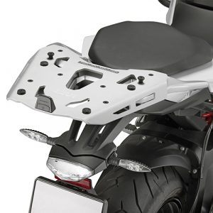 Supporto posteriore specifico GIVI SRA5119 per bauletto MONOKEY® (comprensivo di piastra Monokey in alluminio) per BMW S 1000 XR dal 2015 al 2019