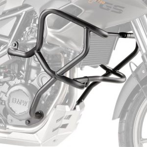 Paramotore GIVI TN5103 tubolare di 25 mm di diametro verniciato nero specifico per BMW F 700 GS e F 800 GS dal 2013 al 2017