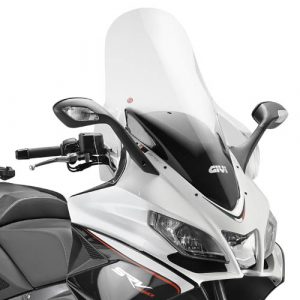 GIVI parabrezza specifico trasparente 78 x 62 cm (H x L) per Aprilia SRV 850 - si monta al posto del parabrezza originale.