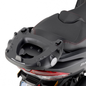 Supporto per bauletto GIVI Monokey o Monolock specifico per Suzuki Burgman 400, da abbinare alle piastre per lo sgancio rapido.