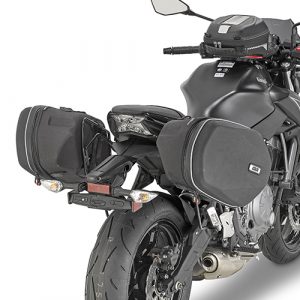 supporto valigie laterali soffici per kawasaki z650