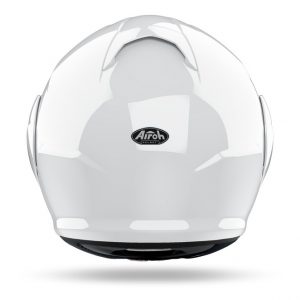 Casco Airoh Mathisse Color White Gloss – Inconfondibile design, contenuto tecnologico di livello assoluto. Casco completo, comunicazione Bluetooth. Calotta esterna in HRT, comfort assicurato.