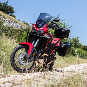 Bauletto Givi Monokey Trekker Outback, in alluminio verniciato nero, da 58 litri