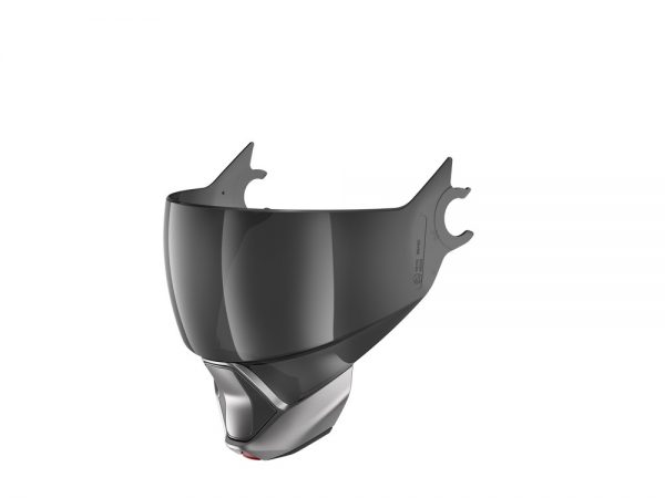 Visiera Shark Evojet Fumé - Mentoniera Antracite Opaca – Visiera per Casco Shark Evojet. Antigraffio, Antiappannamento, Mentoniera