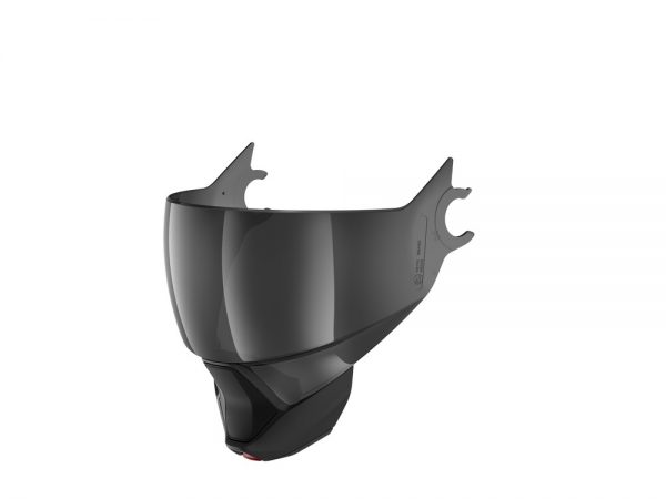 Visiera Shark Evojet Fumé - Mentoniera Nera Opaca – Visiera per Casco Shark Evojet. Antigraffio, Antiappannamento, Mentoniera