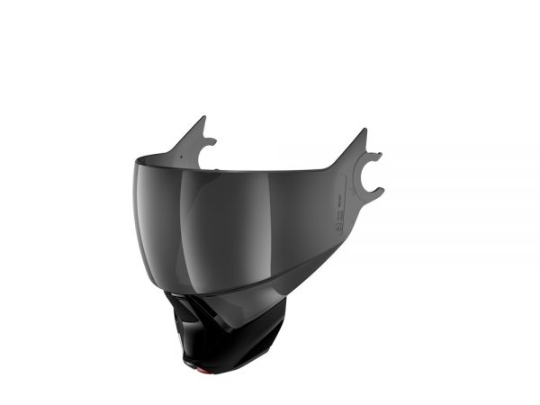 Visiera Shark Evojet Fumé - Mentoniera Nera – Visiera per Casco Shark Evojet. Antigraffio, Antiappannamento, Mentoniera