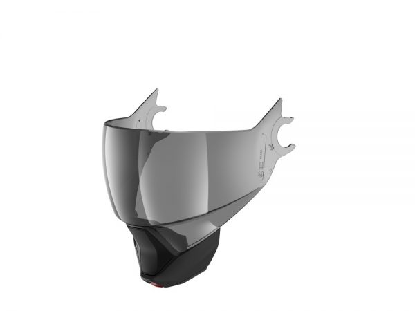 Visiera Shark Evojet Tinta 50% - Mentoniera Nera Opaca – Visiera per Casco Shark Evojet. Antigraffio, Antiappannamento. Mentoniera