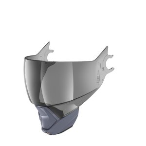 Visiera Shark Evojet Tinta 50% - Mentoniera Argento – Visiera per Casco Shark Evojet. Antigraffio, Antiappannamento. Mentoniera