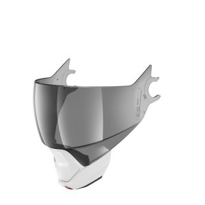 Visiera Shark Evojet Tinta 50% - Mentoniera Bianca – Visiera per Casco Shark Evojet. Antigraffio, Antiappannamento. Mentoniera