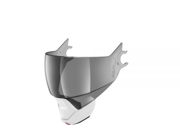 Visiera Shark Evojet Tinta 50% - Mentoniera Bianca – Visiera per Casco Shark Evojet. Antigraffio, Antiappannamento. Mentoniera