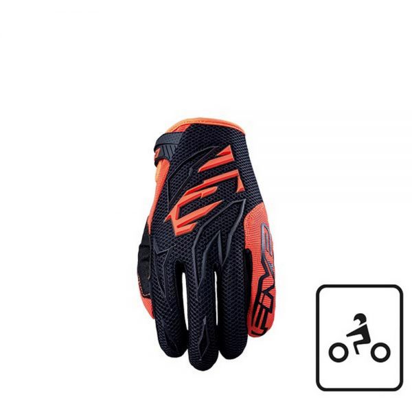 Guanti Five MXF3 Arancione Nero