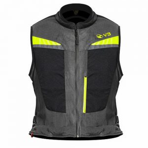 Airbag da moto certificato con sistema di attivazione FastLock. In caso di incidente si attiva automaticamente proteggendo efficacemente le zone del corpo più importanti.