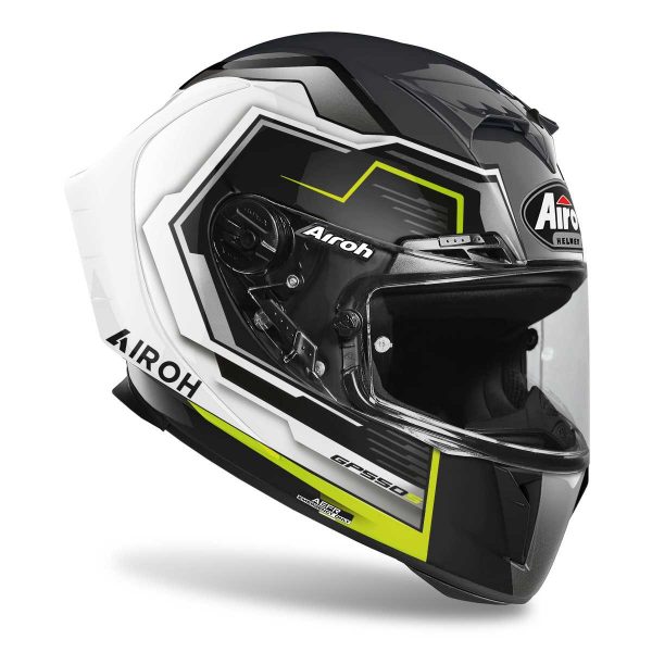 Airoh GP 550 S White Yellow Rush