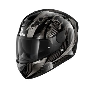 Casco Shark D Skwal 2 Atraxx - Nero Grigio