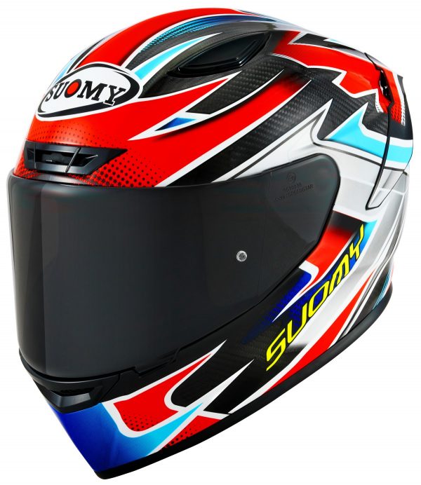 Suomy TX-Pro Carbon Flat Out, il casco integrale Suomy in fibra tricarboco con carbonio a vista derivato dal mondo delle corse!