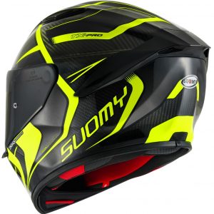 Suomy TX-PRO Carbon Advance Yellow Fluo, il casco integrale Suomy in fibra tricarboco con carbonio a vista derivato dal mondo delle corse !