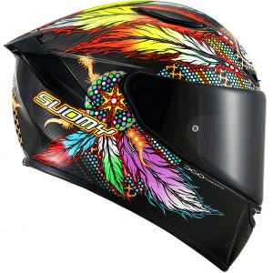 TX-Pro Carbon Chieftain Multi Carbon, il casco integrale Suomy in fibra tricarboco con carbonio a vista derivato dal mondo delle corse!