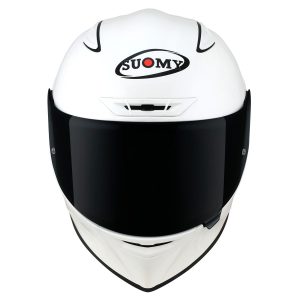 Suomy TRACK-1 Plain Bianco è il nuovissimo integrale SUOMY di ultima generazione composto in TRICARBOCO (carbonio-fibre aramidiche-fibre di vetro) sviluppato allo scopo di ottenere miglior comfort per l’uso in pista e in strada.
