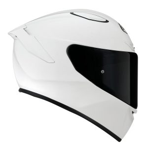 Suomy TRACK-1 Plain Bianco è il nuovissimo integrale SUOMY di ultima generazione composto in TRICARBOCO (carbonio-fibre aramidiche-fibre di vetro) sviluppato allo scopo di ottenere miglior comfort per l’uso in pista e in strada.