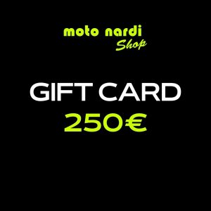 Regala a chi vuoi la gift card da utilizzare per acquistare abbigliamento caschi e accessori moto. Renderai felice anche il motociclista più esigente!