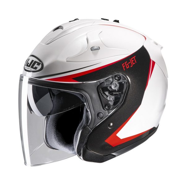 Casco HJC FG Jet Balin - Bianco Nero Rosso