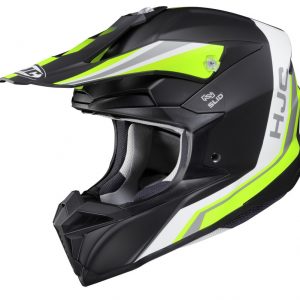 Casco HJC i50 Flux - Nero Bianco Giallo