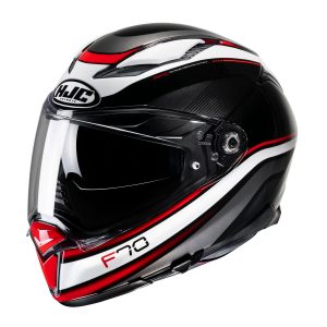 Casco HJC F70 Diwen MC1 - Nero Rosso Bianco - Casco integrale dal design unico e all'avanguardia, dinamico, comodo e ventilato. Acquista online su Motonardishop.it!
