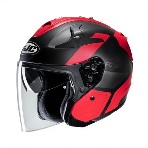 Casco HJC FG Jet Epen MC1SF - Rosso Nero - Casco jet in fibra composita: design all'avanguardia, vestibilità, comfort. Acquista su motonardishop.it!