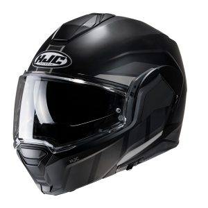 HJC i100 Beis MC5SF - Nero - Casco modulare in policarbonato: leggerezza, vestibilità e comfort. Mentoniera rotazionale. Acquista su motonardishop.it!