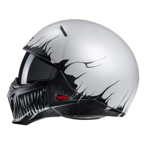 HJC i20 Scraw MC10SF - Grigio Nero - Casco HJC jet in policarbonato: per un approccio diverso al classico casco aperto/mezzo casco. Acquista su motonardishop.it!