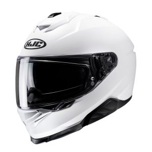 Casco HJC I71 Solid - Semi Opaco Bianco - Casco integrale in policarbonato da sport-touring. Soddisfa l'omologazione ECE 22.06. Acquista online su Motonardishop.it!