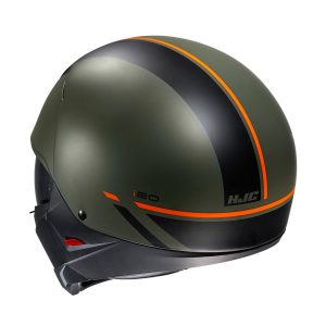 HJC i20 Batol MC4SF - Verde Arancione - Casco HJC jet in policarbonato: per un approccio diverso al classico casco aperto/mezzo casco. Acquista su motonardishop.it!