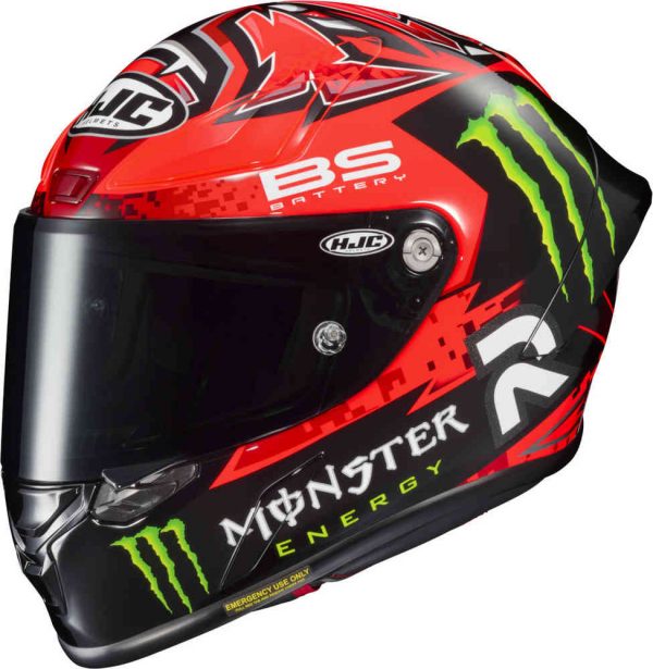 HJC RPHA 1 Quartararo Replica - Casco da corsa utilizzato dagli atleti di classe mondiale in MotoGP e WorldSBK.