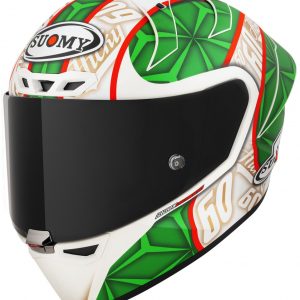 S1-XR GP Hickman Replica 2023 Opaco è il nuovissimo integrale SUOMY di ultima generazione composto in TRICARBOCO (carbonio-fibre aramidiche-fibre di vetro) sviluppato allo scopo di ottenere miglior comfort per l’uso in pista e in strada.