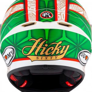 S1-XR GP Hickman Replica 2023 Opaco è il nuovissimo integrale SUOMY di ultima generazione composto in TRICARBOCO (carbonio-fibre aramidiche-fibre di vetro) sviluppato allo scopo di ottenere miglior comfort per l’uso in pista e in strada.