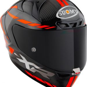 S1-XR GP Carbon Hypersonic Rosso è il nuovissimo integrale SUOMY di ultima generazione composto in TRICARBOCO (carbonio-fibre aramidiche-fibre di vetro) sviluppato allo scopo di ottenere miglior comfort per l’uso in pista e in strada.