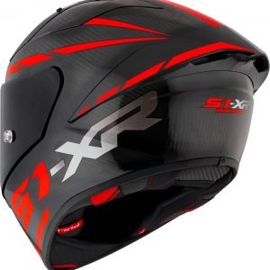 S1-XR GP Carbon Hypersonic Rosso è il nuovissimo integrale SUOMY di ultima generazione composto in TRICARBOCO (carbonio-fibre aramidiche-fibre di vetro) sviluppato allo scopo di ottenere miglior comfort per l’uso in pista e in strada.