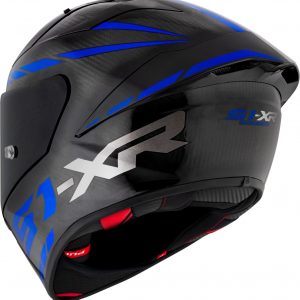 S1-XR GP Carbon Hypersonic Blu è il nuovissimo integrale SUOMY di ultima generazione composto in TRICARBOCO (carbonio-fibre aramidiche-fibre di vetro) sviluppato allo scopo di ottenere miglior comfort per l’uso in pista e in strada.