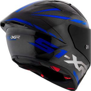 S1-XR GP Carbon Hypersonic Blu è il nuovissimo integrale SUOMY di ultima generazione composto in TRICARBOCO (carbonio-fibre aramidiche-fibre di vetro) sviluppato allo scopo di ottenere miglior comfort per l’uso in pista e in strada.