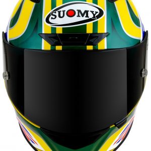 TRACK-1 Troy Bayliss Replica 2005 è il nuovissimo integrale SUOMY di ultima generazione composto in TRICARBOCO (carbonio-fibre aramidiche-fibre di vetro) sviluppato allo scopo di ottenere miglior comfort per l’uso in pista e in strada. Replica Enea Bastianini