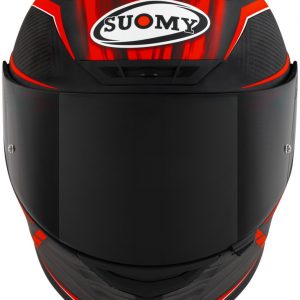 TX-PRO Carbon Johnson Replica Rosso Opaco è il casco integrale Suomy in fibra tricarboco con carbonio a vista derivato dal mondo delle corse !