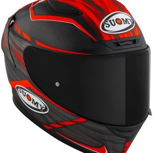 TX-PRO Carbon Johnson Replica Rosso Opaco è il casco integrale Suomy in fibra tricarboco con carbonio a vista derivato dal mondo delle corse !