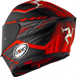 TX-PRO Carbon Johnson Replica Rosso Opaco è il casco integrale Suomy in fibra tricarboco con carbonio a vista derivato dal mondo delle corse !