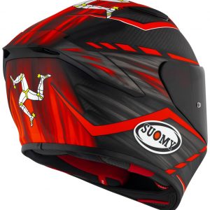 TX-PRO Carbon Johnson Replica Rosso Opaco è il casco integrale Suomy in fibra tricarboco con carbonio a vista derivato dal mondo delle corse !